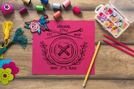 Free Creative Diy Craft Materials Scene Mockup Diy Crafts Materials Diy Crafts Crafts