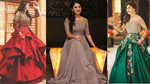 Latest Gown Designs Indian Bridal Gowns Long Gown Dress Idea Latest Gown Design Indian Gown Design Long Gown Dress
