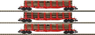 Doppelrungenwagen snps 719 der deutschen bundesbahn (db). Ausverkauft Minitrix 15930 Guterwagen Set 3 Tlg Snps 719 Db Ag Mhi Spur N Online Kaufen Bei Modellbau Hartle