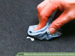 Remove Chewing Gum From A Car Seat Remove Gum From Carpet Clean Car Carpet Cleaning Hacks