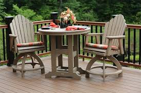 Berlin Gardens 38 Round Classic Dining Poly Patio Table Painted Patio Poly Outdoor Furniture Garden Patio Furniture
