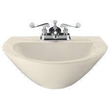 However, like porcelain, vitreous china does develop cracks if objects are dropped onto it. Kohler Parigi 18 8130 In H Almond Vitreous China Pedestal Sink Top In The Pedestal Sinks Department At Lowes Com