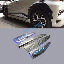 abs side door body molding cover trim 4pcs for toyota c hr chr 2016 2019 toyota c hr body molding toyota