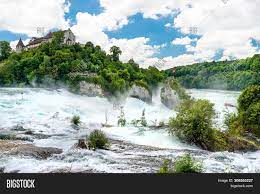 The town is close to the rhine falls, a tourist attraction and mainland europe's largest waterfall. Neuhausen Rheinfall Image Photo Free Trial Bigstock