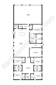 Barndominium open floor plan with loft. The Seven Best 4 Bedroom Barndominium Floor Plans With Pictures In 2020 Landandplan