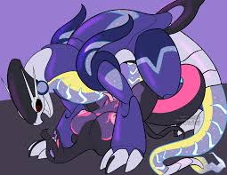 Miraidon, youraidon - By @gryphink on Itaku