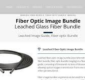 Imaging Fiber Bundle, Fiber Optic Bundle Imaging, Glass ...