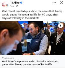 The Dow, S&P 500 and Nasdaq all started the day with sharp losses, then  suddenly rebounded following a false rumor that Trump was considering a  90-day pause