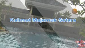 Kalimat kompleks paratatik merupakan kalimat kompleks yang terdiri dari dua struktur yang mempunyai makna setara atau sejajar. Kalimat Majemuk Setara Trigonal Media