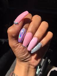 Popular acrylic nails coffin blue. Blue Trendy Popular Acrylic Nails Coffin Novocom Top