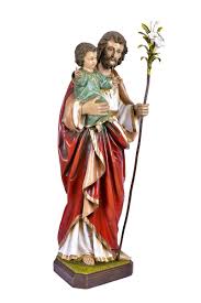 O hábito de confiar ao santo suas. Imagem Sao Jose Fibra Cordis Paramentos