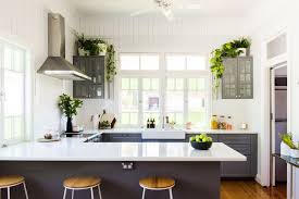 Cats And Bright Colors In An Eclectic Modern Country Home Modern Kitchen Grey Kitchens Grey Kitchen