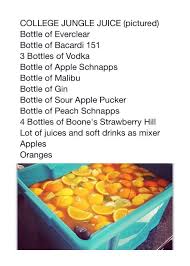 College Jungle Juice Tipsybartender Jungle Juice Jungle Juice Recipe Cheap Alcohol Drink Recipes