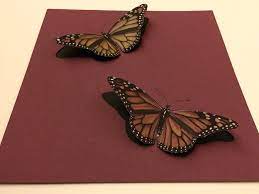 Download Realistic 3d Monarch Butterfly Drawing Cut Out On Behance