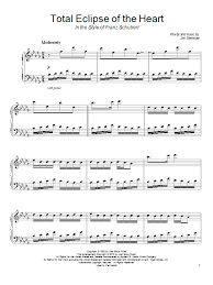 Your love is like a shadow on me all of the time.(all of the time). Bonnie Tyler Total Eclipse Of The Heart Sheet Music Pdf Notes Chords Classical Score Piano Solo Download Printable Sku 94562
