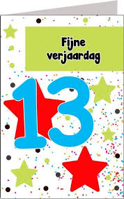 Bol Com Verjaardagskaart 13 Jaar