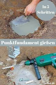 Ein Punktfundament Giessen Zu Konnen Gehort Zu Den Absoluten Grundlagen Der Arbeit Im Garten Denn W Pallets Garden Backyard Garden Layout Backyard Landscaping