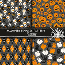 Witchy cat hat by red heart. Halloween Seamless Patterns Free Vector In Adobe Illustrator Ai Ai Vector Illustration Graphic Art Design Format Format For Free Download 1 16mb