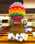 Hot Air Balloon Made Of Balloons