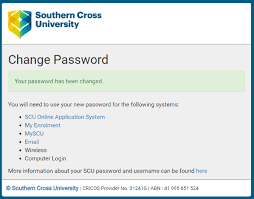 You are taken to a page, confirming that your email address has been changed and a verification email. How To Change Your Scu Password Technology Services