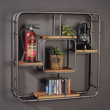 Deko Wandregal Iron Industrial Style Wand Hangen Regal Wand Schlafzimmer Retro Wohnzimmer Dekoration Bucherregal Retro Wohnzimmer Regal Wandregal