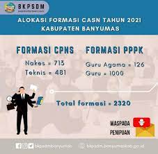 Formasi cpns badan standardisasi nasional 2021, simak syaratnya! Ini Bocoran Tenaga Teknis Untuk Cpns Banyumas 2021