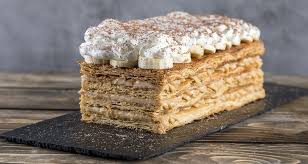 Banoffee Mille Feuille Montee By Greek Chef Akis Petretzikis Make Easily This Recipe For A Delicious And Impressive Dess Desserts Impressive Desserts Pastry