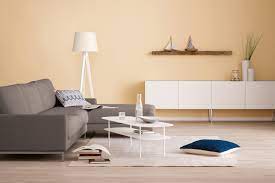 Wandfarben ideen wohnzimmer streifen wohnzimmer. Innenfarbe In Braun Sandbraun Streichen Alpina Farbrezepte Weicher Sand Alpina Farben
