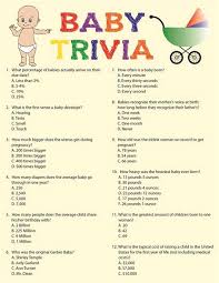 Zoe samuel 6 min quiz sewing is one of those skills that is deemed to be very. Baby Trivia Answer Sheet 35 Images Best Of Baby Shower Trivia Questions And Answers Baby Trivia Answers Baby Trivia Answers 01 B One Baby Trivia Instant Baby Shower