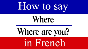 C'est de la vinasse ! Learn French How To Say Where Are You In French French Phrases Where In French Youtube