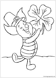 With a worksheet template you are able to teach them how to resolve problems, and they could use the worksheets to help them figure out how to resolve their problems. Piglet St Patricks Day Coloring Pages St Patricks Day Coloring Pages Coloring Pages For Kids And Adults