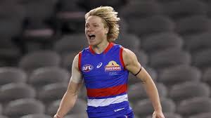 Abbreviations key #=jumper gm=games played ki=kicks mk=marks hb=handballs di=disposals da=disposal average gl=goals bh=behinds ho=hit outs tk=tackles. Afl Western Bulldogs V Port Adelaide 2021 Tim English Being Used Forward Lewis Young In Ruck The Advertiser