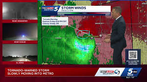 Tornado warning in Central Oklahoma