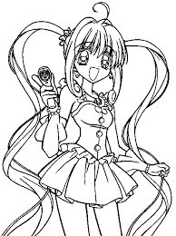 Customize the letters by coloring with markers or pencils. Drawing Mermaid Melody Pichi Pichi Pitch 53673 Cartoons Printable Coloring Pages