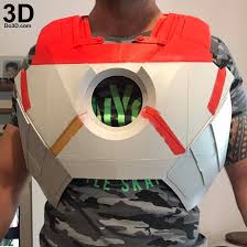 Iron man chest plate cardboard template. 3d Printable Model Mark Vii Tony Stark Armor Mk 7 Suit From Iron Man 3 2013 Print File Format Stl Do3d Portfolio