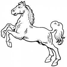 coloriage gratuit d un joli cheval blanc horse clip art farm animal coloring pages plesiosaurus