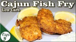 Added with some green bell peppers and jalapenos sautéed in butter, then made some tacos with low carb. Cajun Fried Fish Low Carb Keto Seafood Fish Fry Recipe Youtube