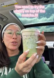 What Dies The Dherry Matcha at Starbucks Taste Like