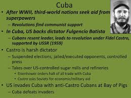 Fulgencio batista was the dictator of cuba. Ppt Major Events During The Cold War Powerpoint Presentation Free Download Id 2644802