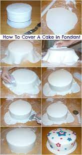 How To Cover A Cake With Fondant Tutorial Cake Decorating For Beginners Fondant Recipe Fondant Cakes