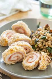 For a quicker version, you may also like this skillet chicken cordon bleu which doesn't require rolling or breading. Chicken Cordon Bleu Crispy Baked In The Oven Not Deep Fried