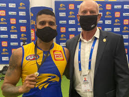 Stay safe with a west coast mask, a west coast facebook post read today. Western Derby 52 Masked Tim Kelly Received Glendinning Allan Medal In West Coast Eagles Win Perthnow