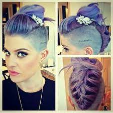Image Result For Wedding Updo Half Shaved Head Half Shaved Hair Hair Styles Kelly Osbourne Hair