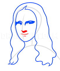See what i did and learn how easy it is! How To Draw The Mona Lisa For Kids Step By Step Drawing Guide By Dawn Dragoart Com