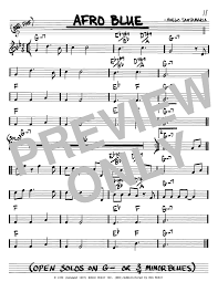 Afro Blue By John Coltrane Real Book Melody Chords Bass Clef Instruments Digital Sheet Music