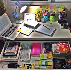 Tumblr Photos To Inspire Your Studying Environment College Desk Desk Organization College Study Organization