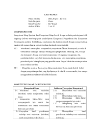 Sma negeri 4 jakarta mata pelajaran : Rpp Laju Reaksi Siap Pdf