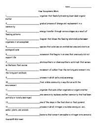 Pin On Environmental Science Vocabulary Quiz Or Worksheet