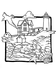 Michigan Lighthouse Summer Coloring Pages Cool Coloring Pages Coloring Pages