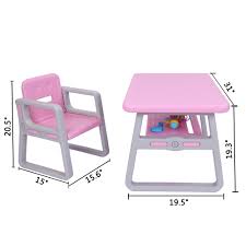 These kids activity table sets are lightweight and easy to carry, yet durable enough to handle the rough and tumble of everyday play. 2 Childrens Seata With 1 Tables Sets Kids Table And Chairs Set Pink Kids And Teens Play Tables Chairs Home Garden Worldenergy Ae